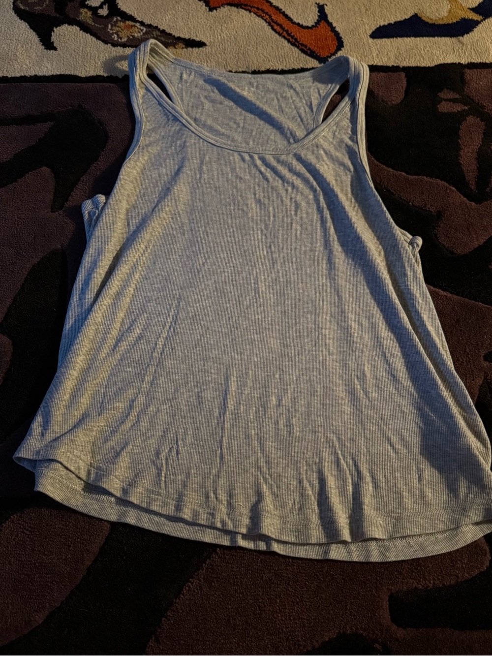 OFFLINE Grey Flowy Tank